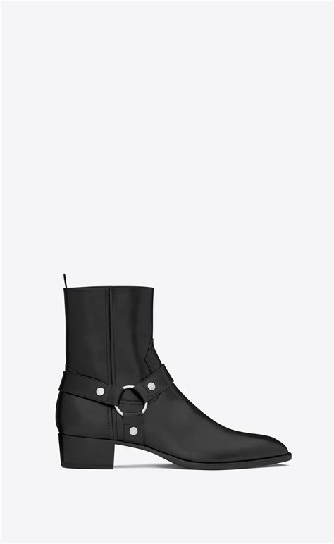 ysl men boots france flag|saint laurent leather boots.